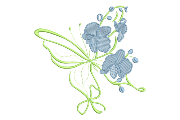 Blue Floral Swirl: A Designer’s Review for Personalized Embroidery Gifts