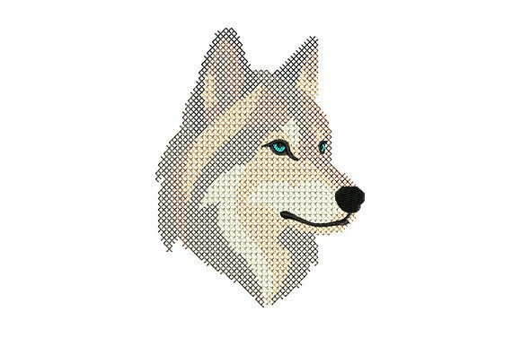 Cross Stitch Wolf: A Designer’s Take on Minimalist Animal Embroidery