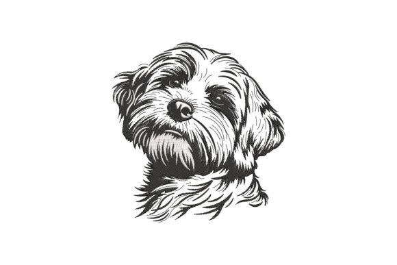 Cute Dog Head Embroidery Design Review