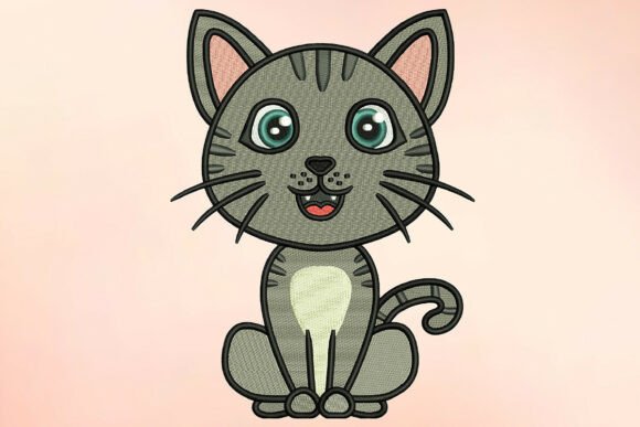 Cute Grey Tabby Kitten: A Practical Embroidery Review