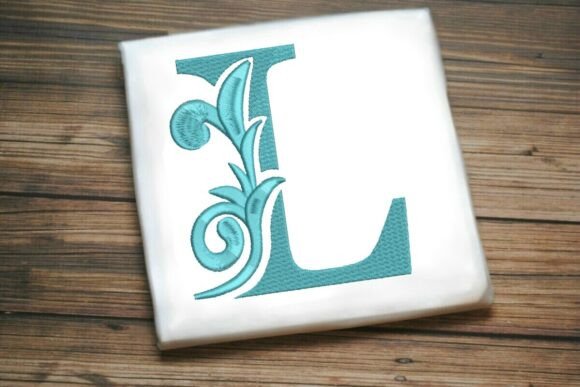 Elegant Embroidery for Holiday Cheer: Flourished Leaf Monogram L Review
