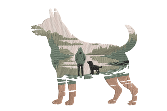 h1>Wolf Silhouette Landscape: A Designer’s Review for Business Embroidery Use