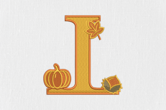 Letter I Autumn Monogram: A Seasonal Business Embroidery Review