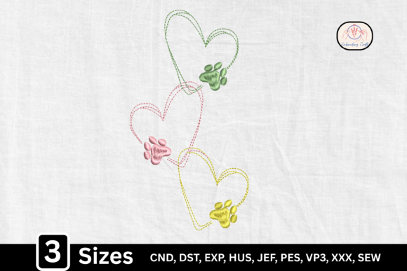 Line Art Dog Paw Heart Dog Mom: A Minimalist Gem for Pet Lovers