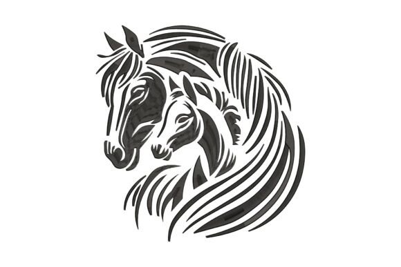 Majestic Horse Silhouette: A Designer’s Review for Boutique Sweatshirt Embroidery