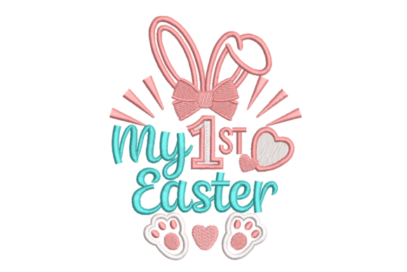 My 1st Easter Bunny: A Practical Embroidery Design for Small Business Merch
