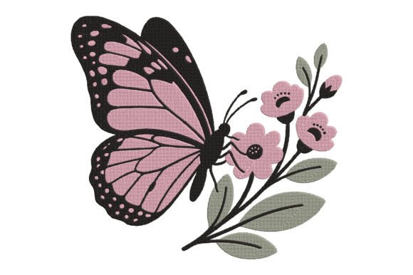 Pink Butterfly with Flowers: A Designer’s Real-World Embroidery Review