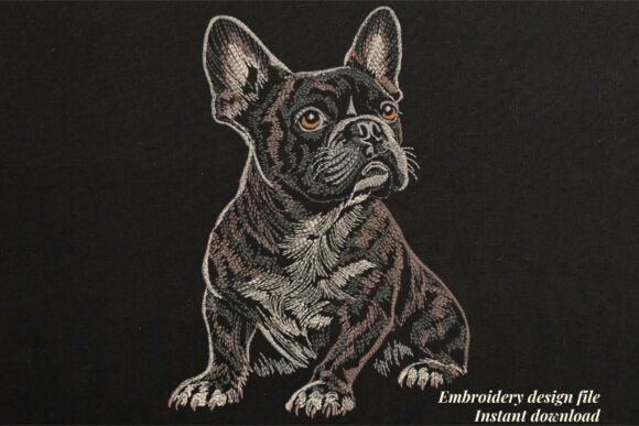 Realistic French Bulldog: A Seller’s Review for Etsy & Small Shop Embroidery