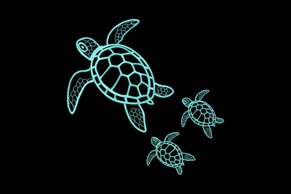 Sea Turtles Embroidery Design Review for Boutique Sweatshirts